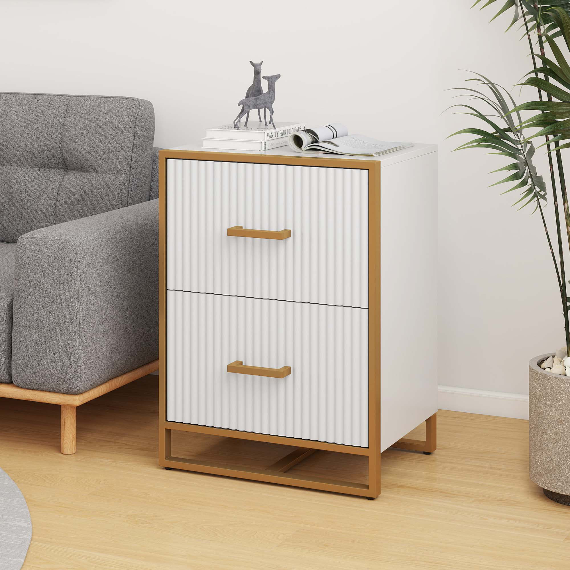 Willa Arlo™ Interiors Hearne 19.49" 2-Drawers Wood Storage Filing ...
